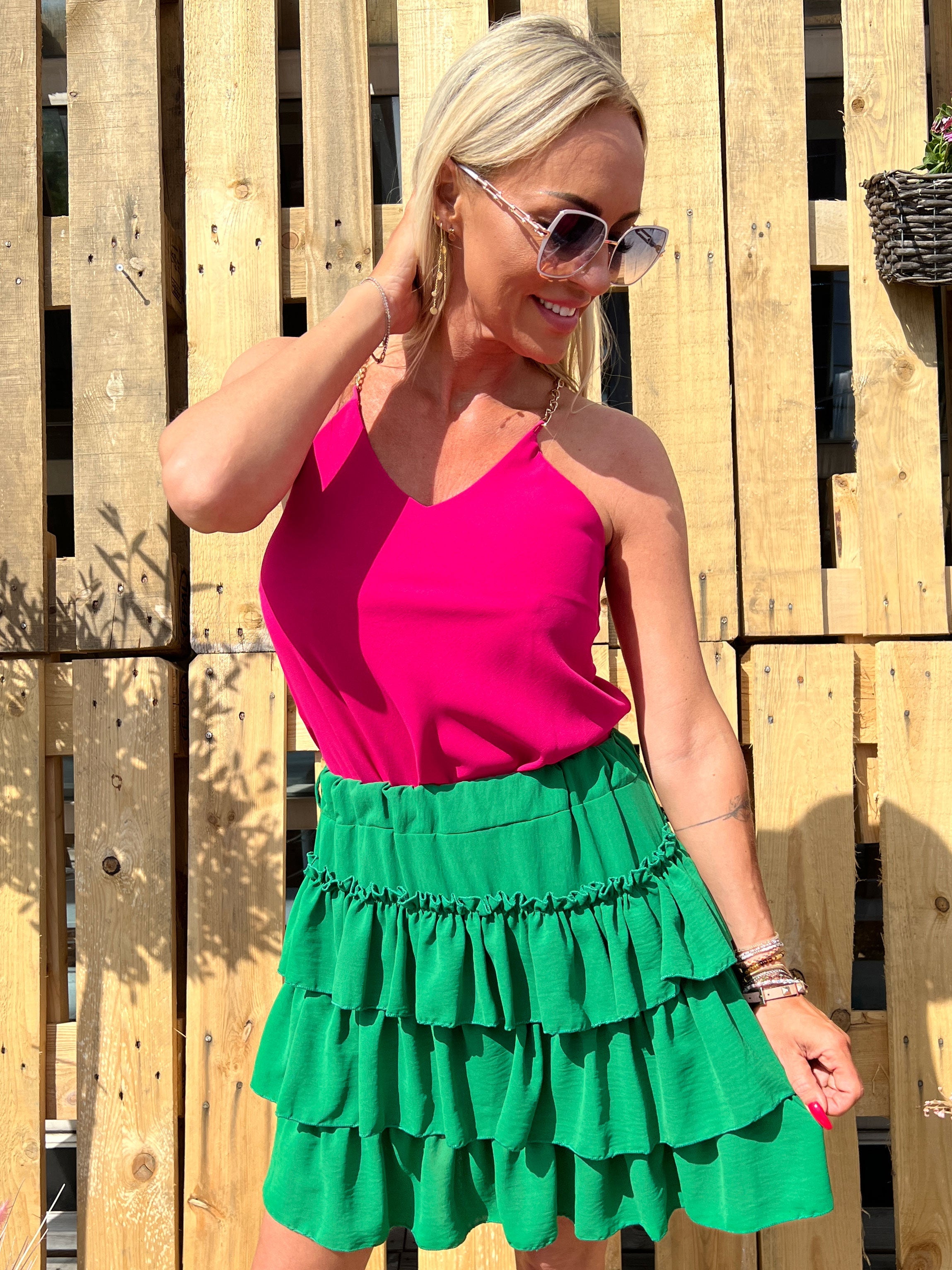 Nina - Rufsig kjol med elastisk kant