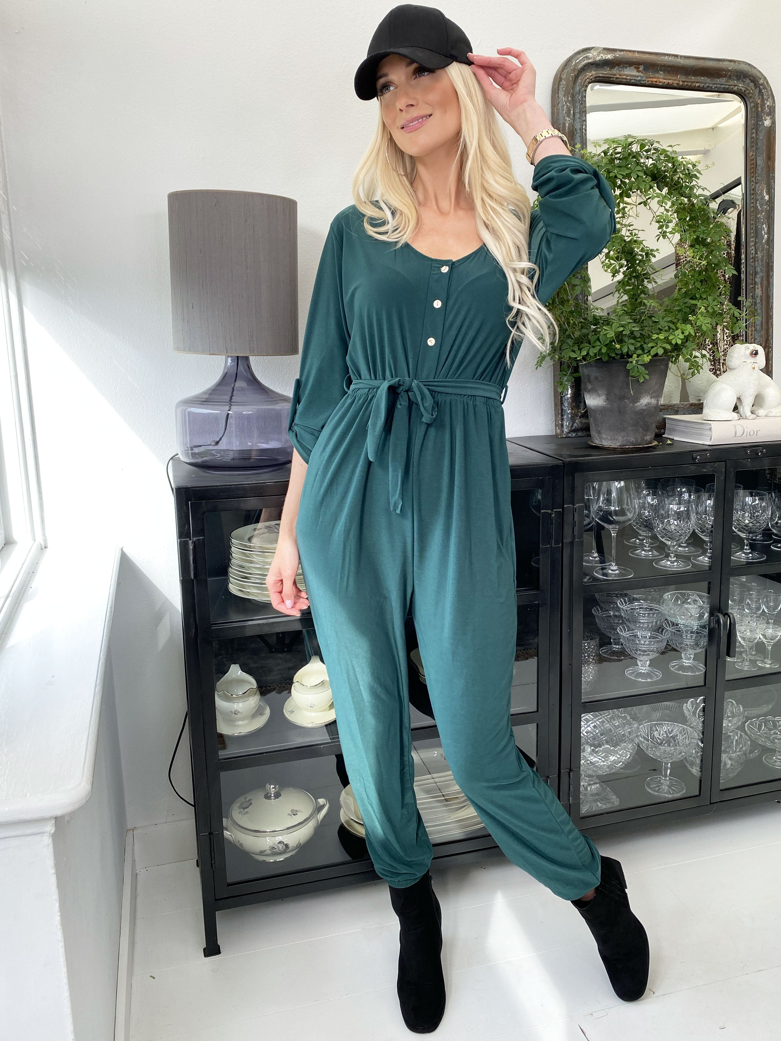 Pamy - Supermjuk och stretchig jumpsuit - Green