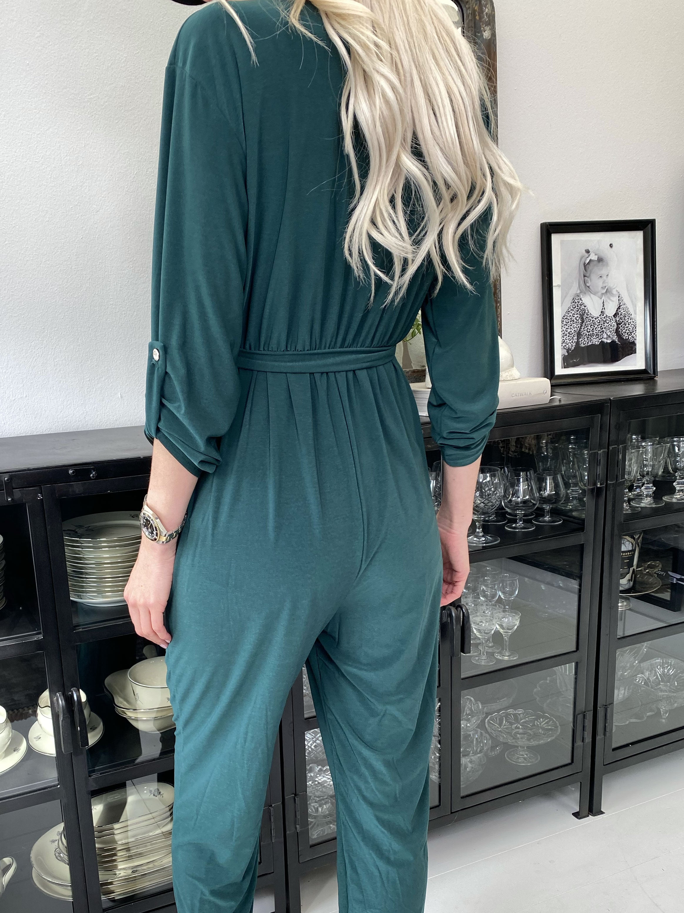 Pamy - Supermjuk och stretchig jumpsuit - Dark grey