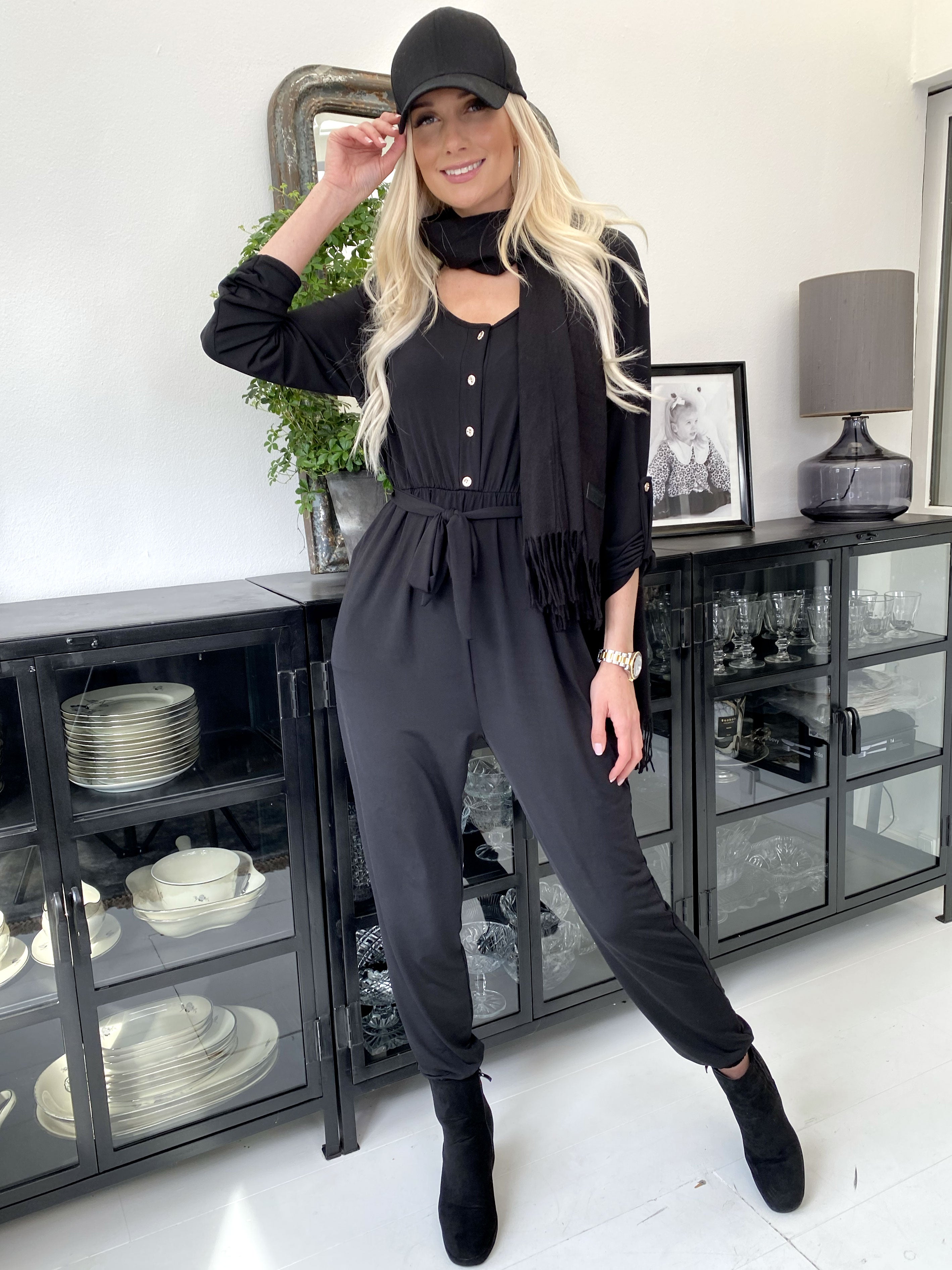 Pamy - Supermjuk och stretchig jumpsuit - Snake