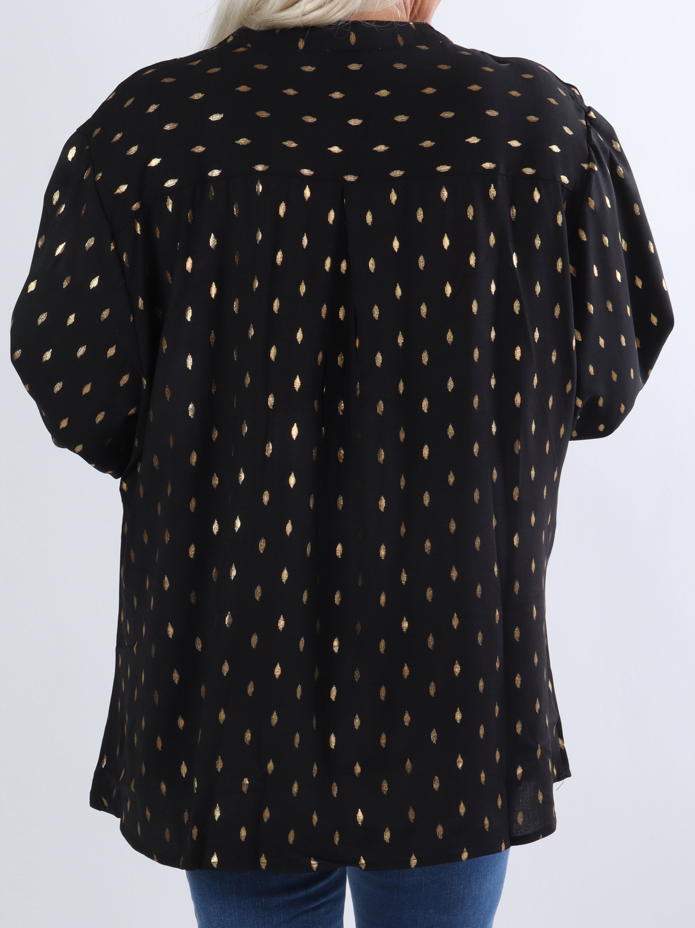 Pepita - Långärmad tunika med mönster