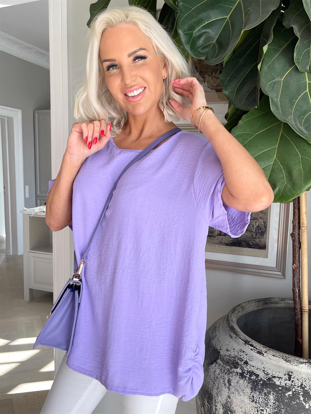 Piana - Blus med kort ärm