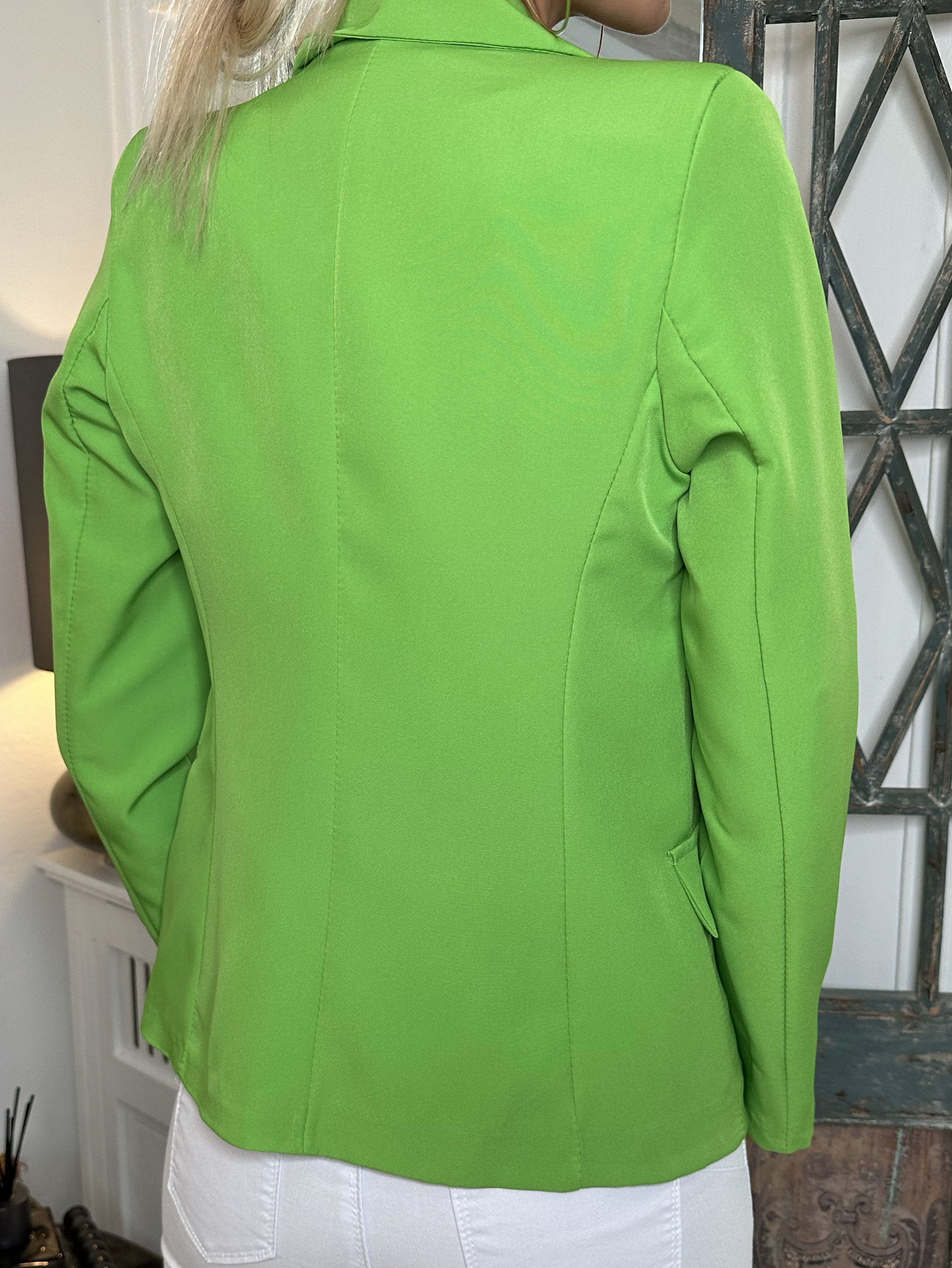 Queen - Lättviktig kavaj med knäppning - Turquoise