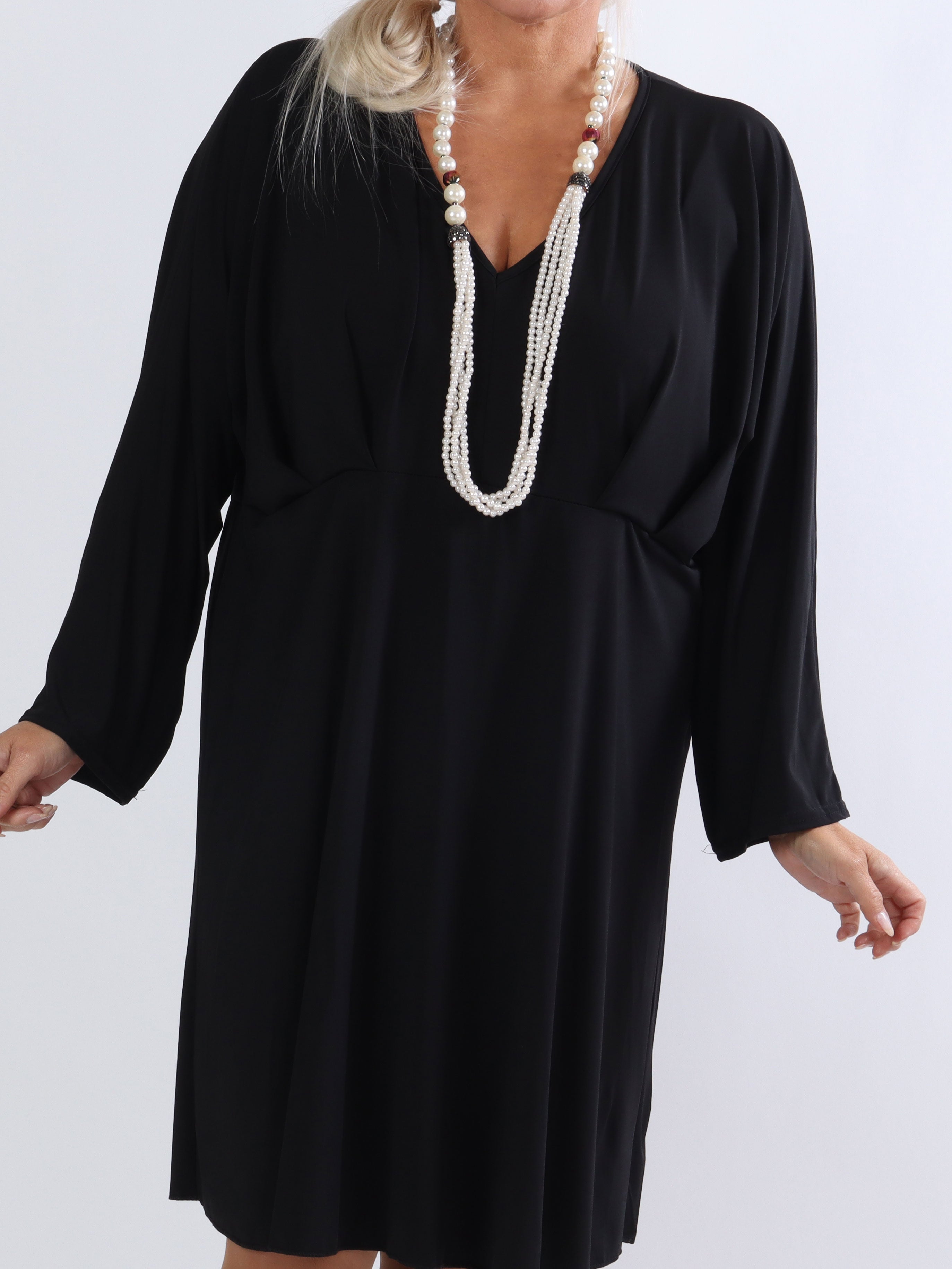 Reina - Elastisk enkel plus size klänning