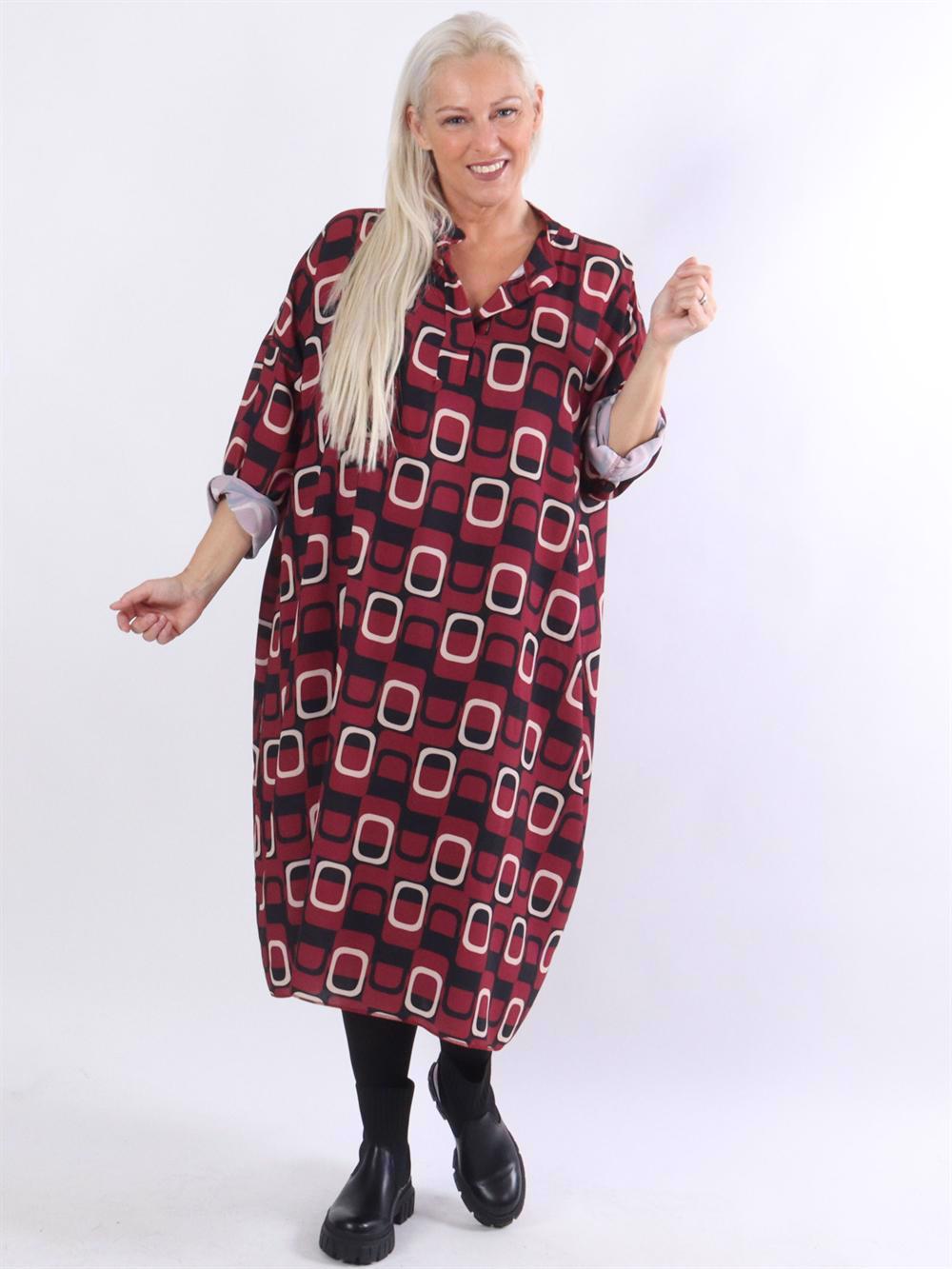 Safira - Skjortklänning i lös passform