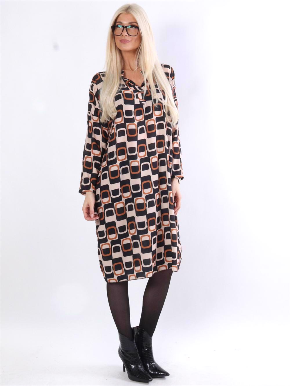 Safira - Skjortklänning i lös passform