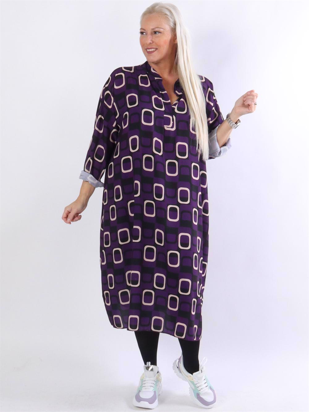 Safira - Skjortklänning i lös passform