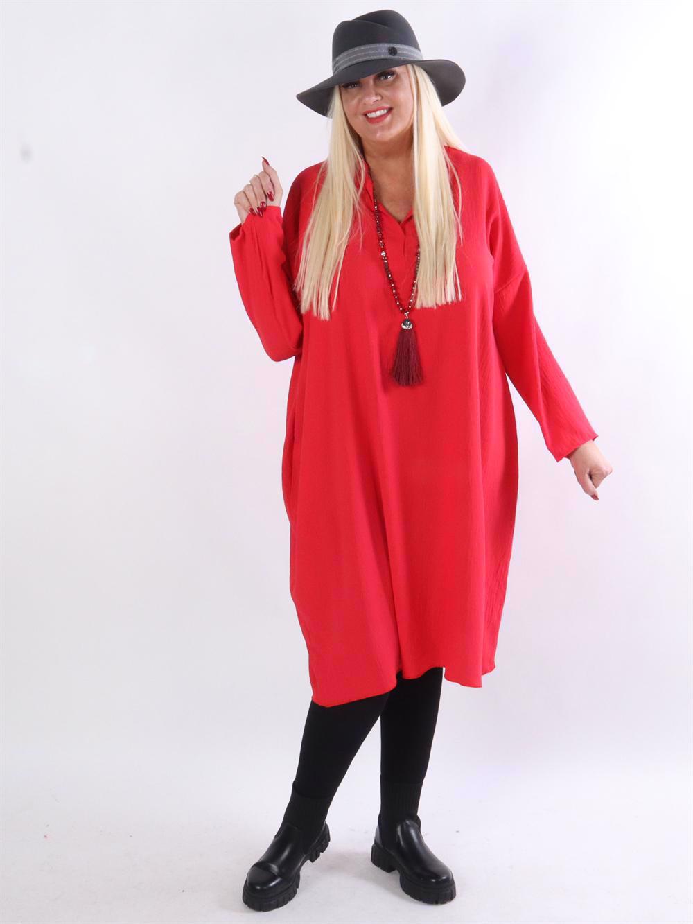 Safira - Skjortklänning i lös passform