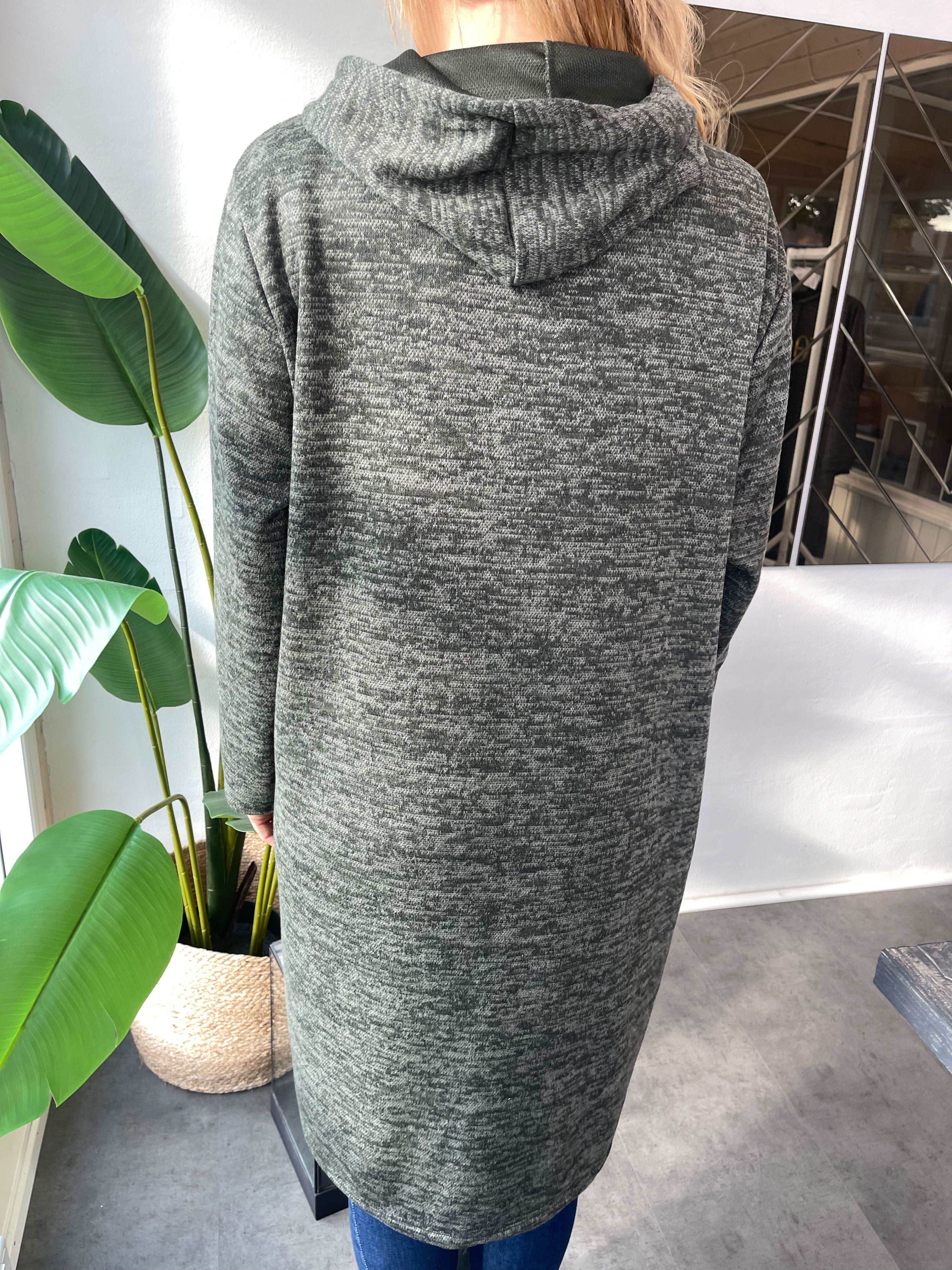 Sarita - Hoodie klänning med skrift