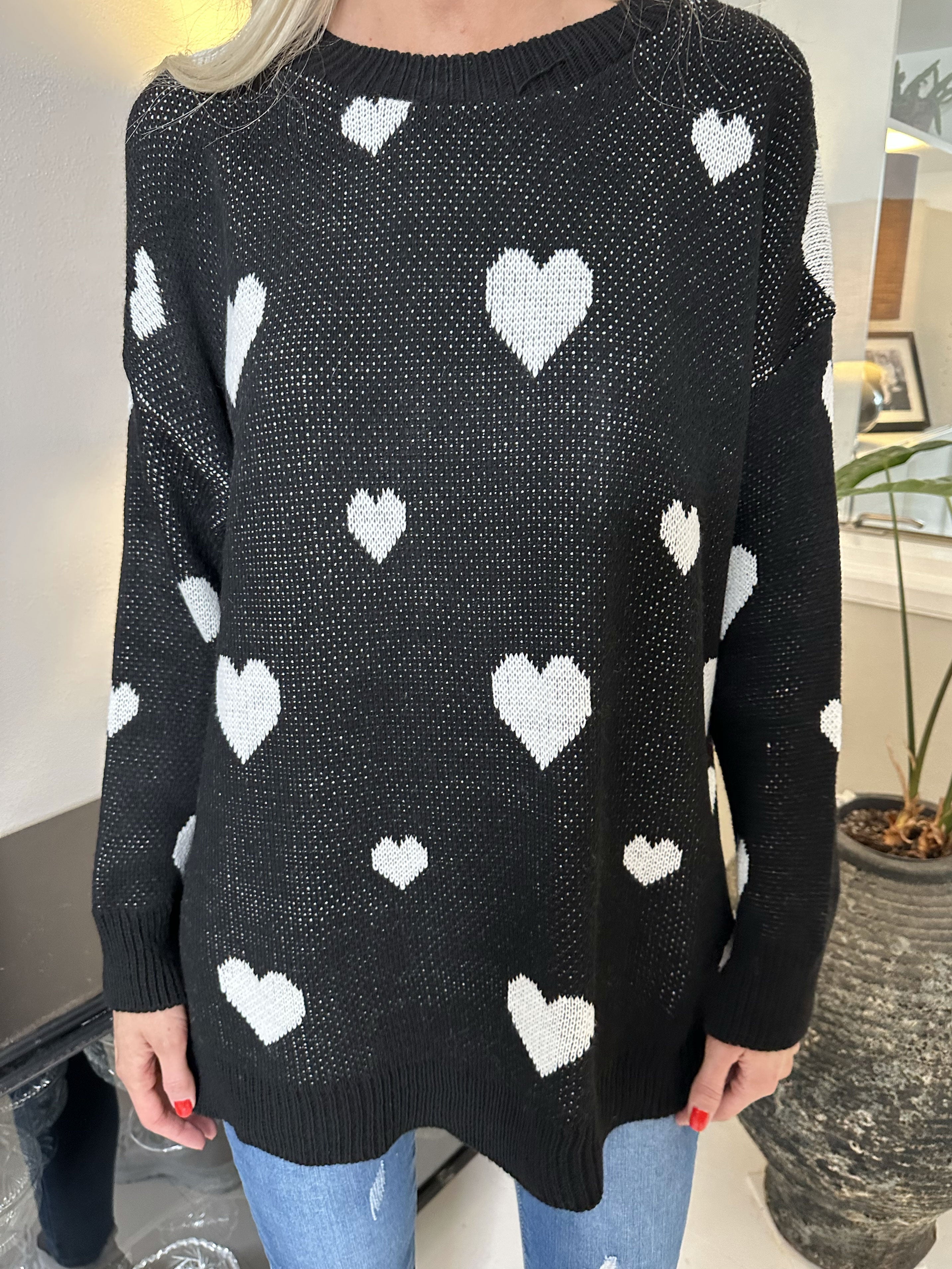 Sifine - Söt stickning med hjärtan