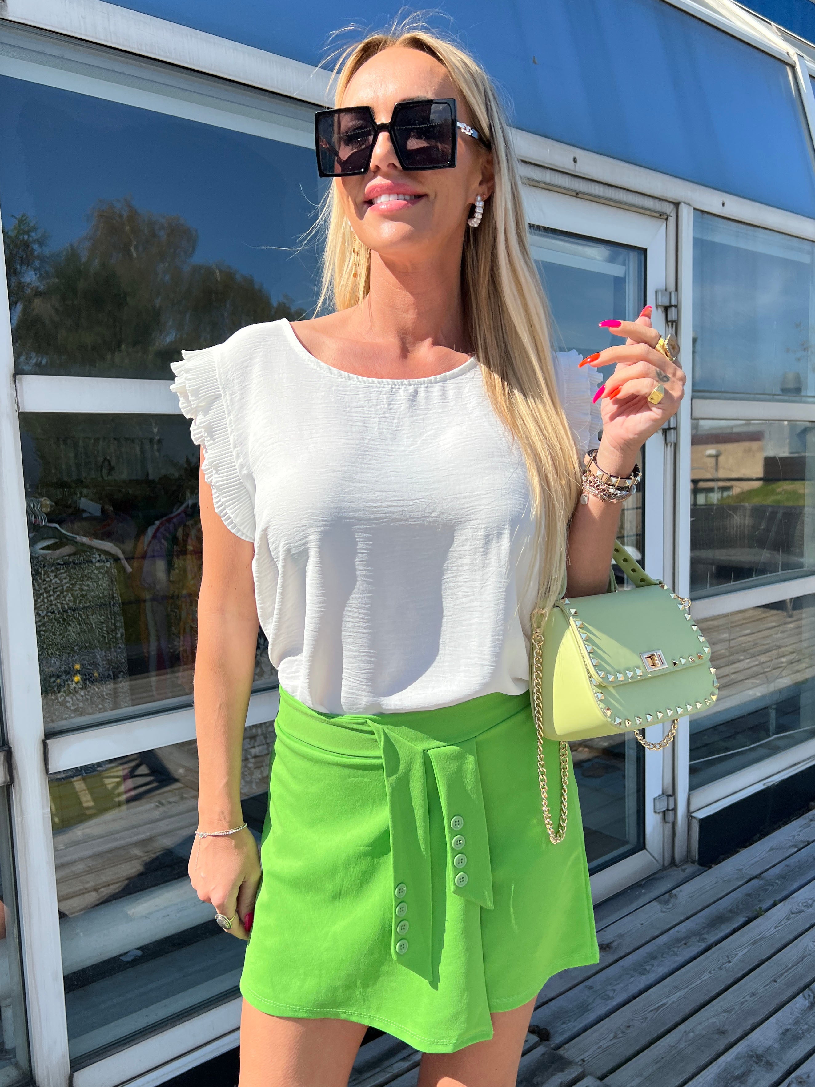 Tonia - Sort shorts nederdel