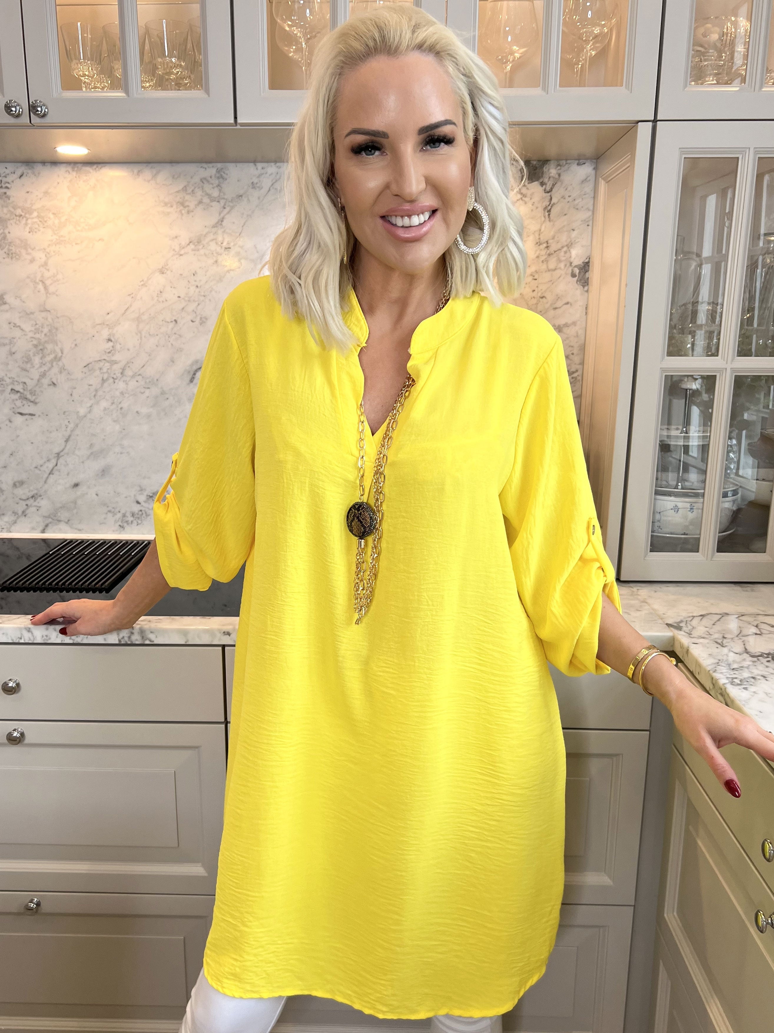 Vanesa Dress - Lätt och luftig klänning i enfärgade färger