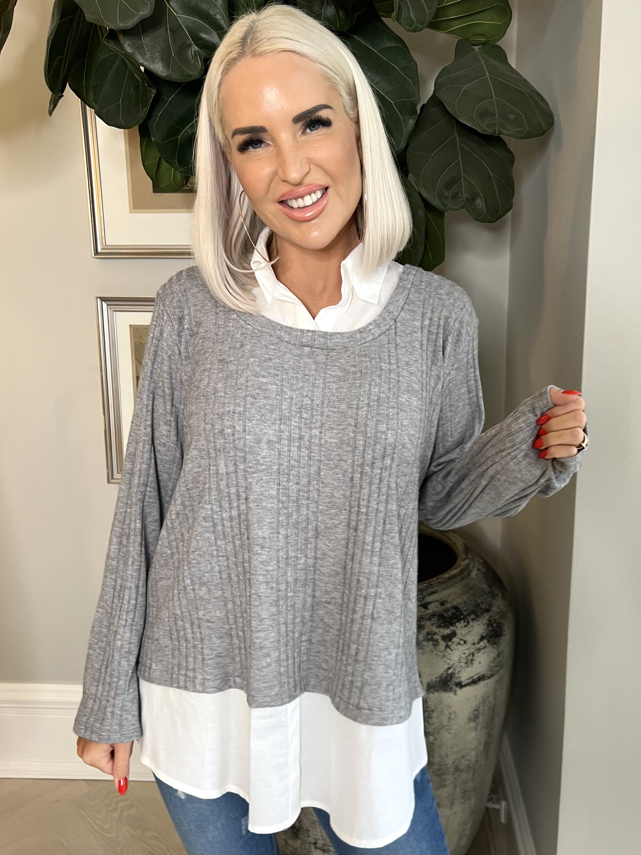 Vegin - Fin blus med fusktröja