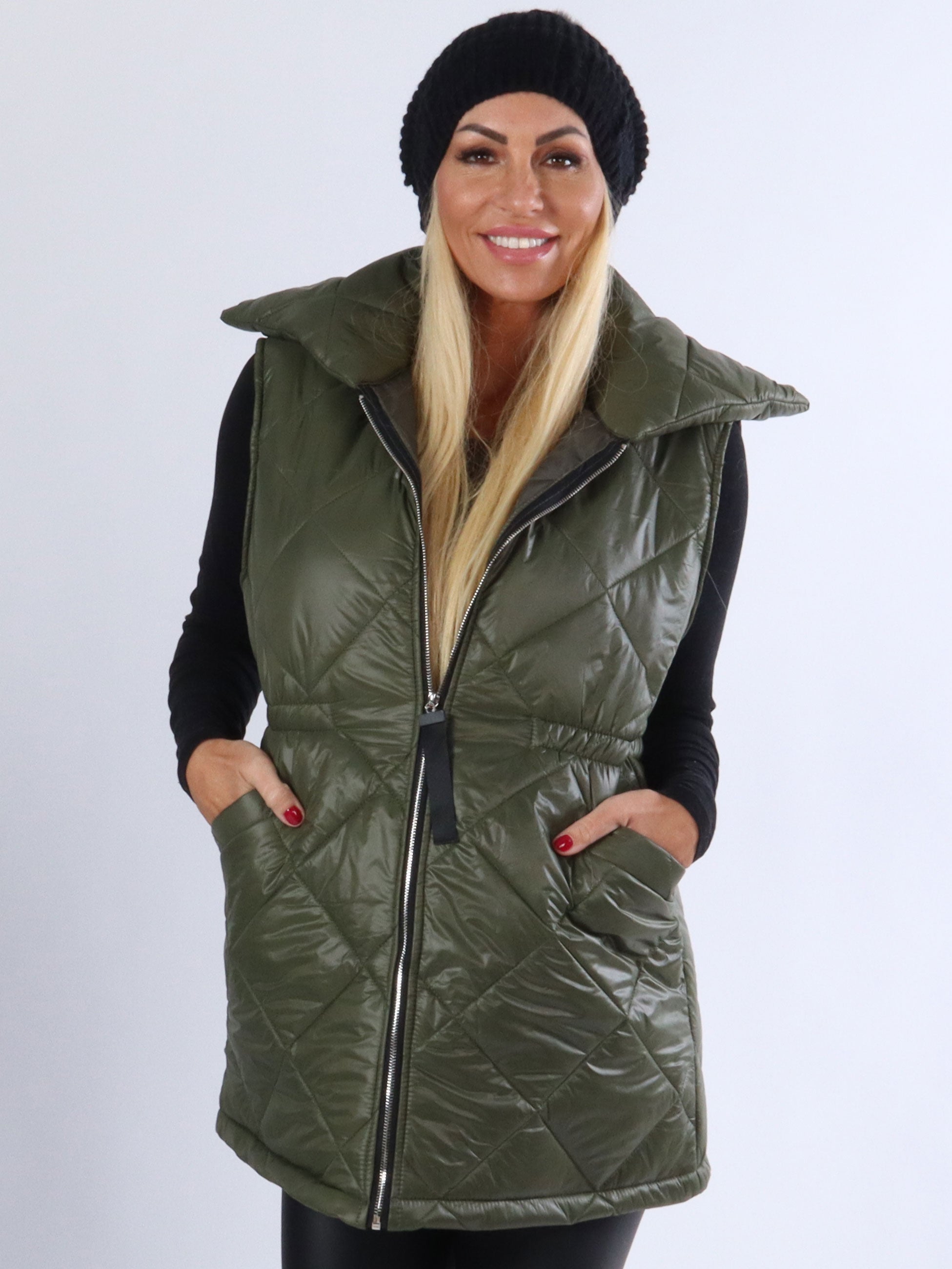 Vila - Väst med krage