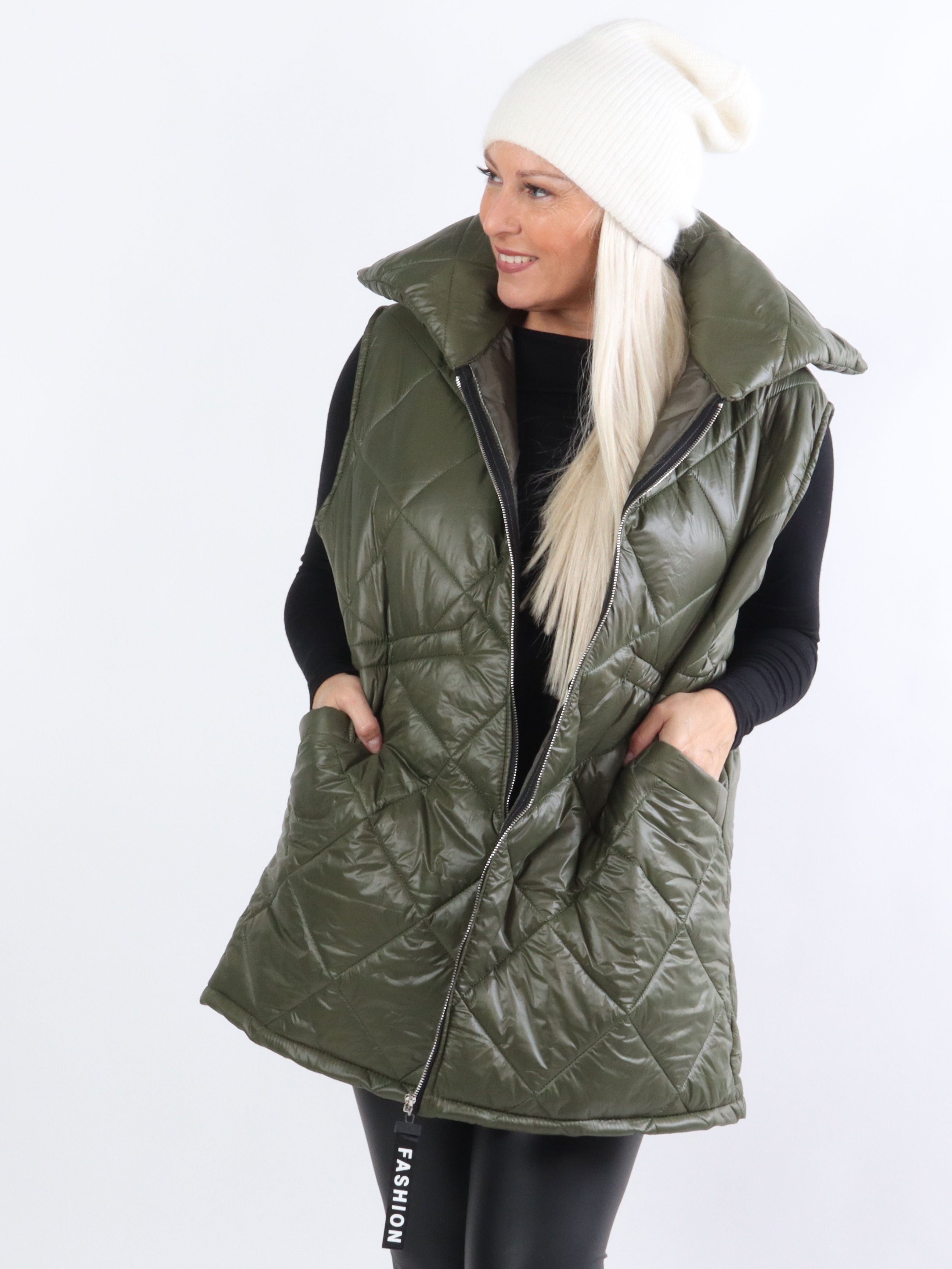 Vila - Väst med krage