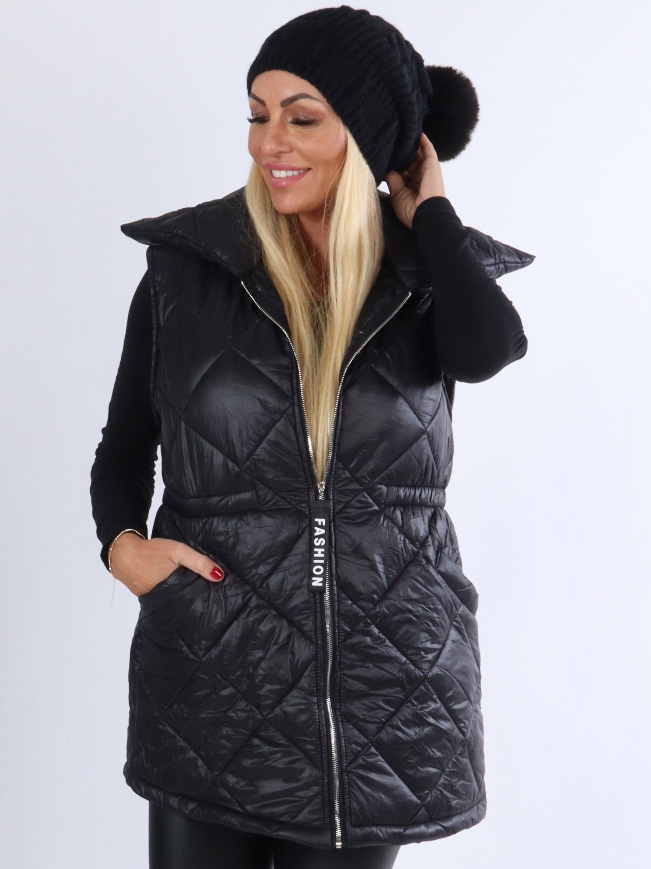 Vila - Väst med krage