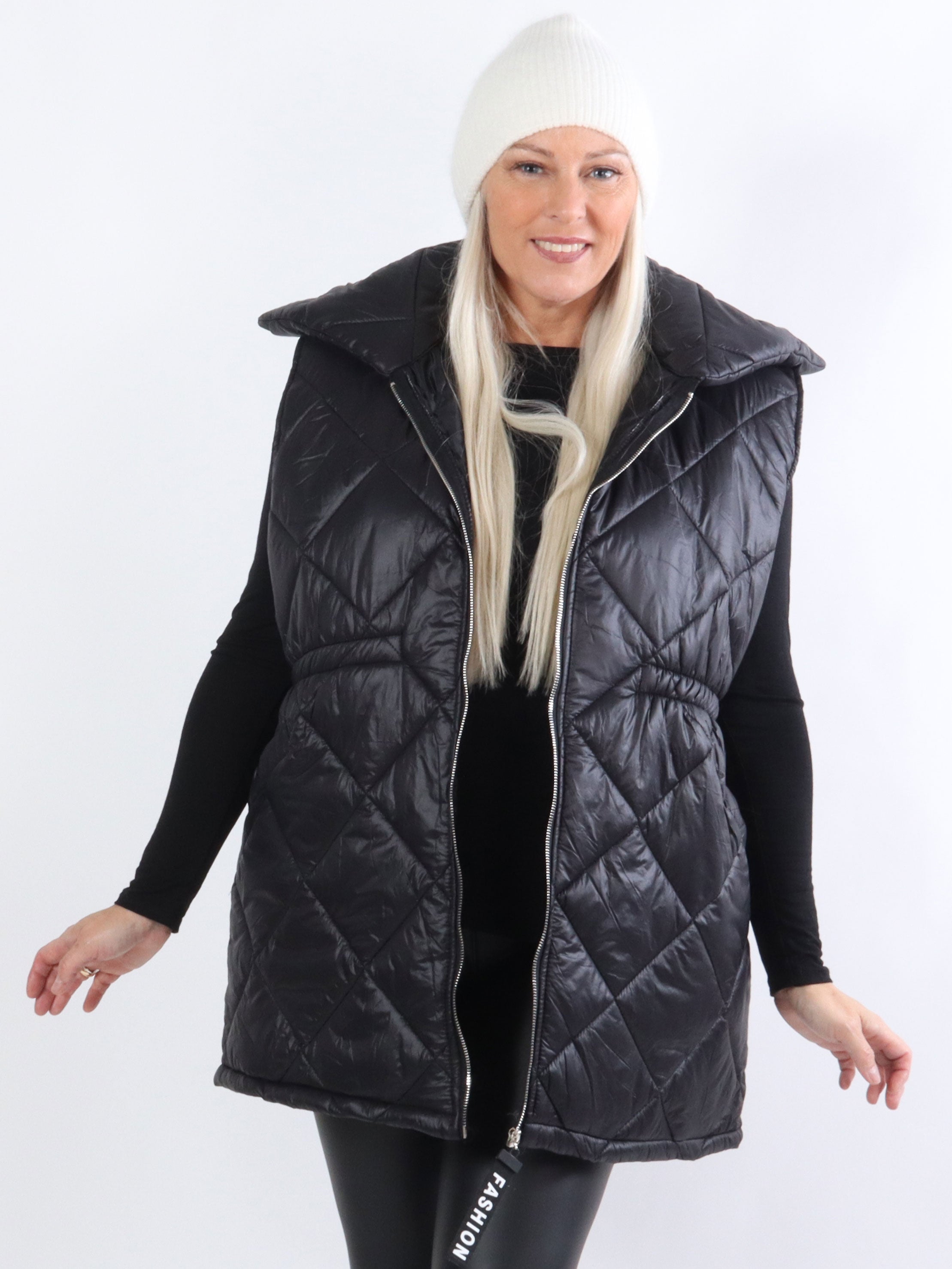 Vila - Väst med krage