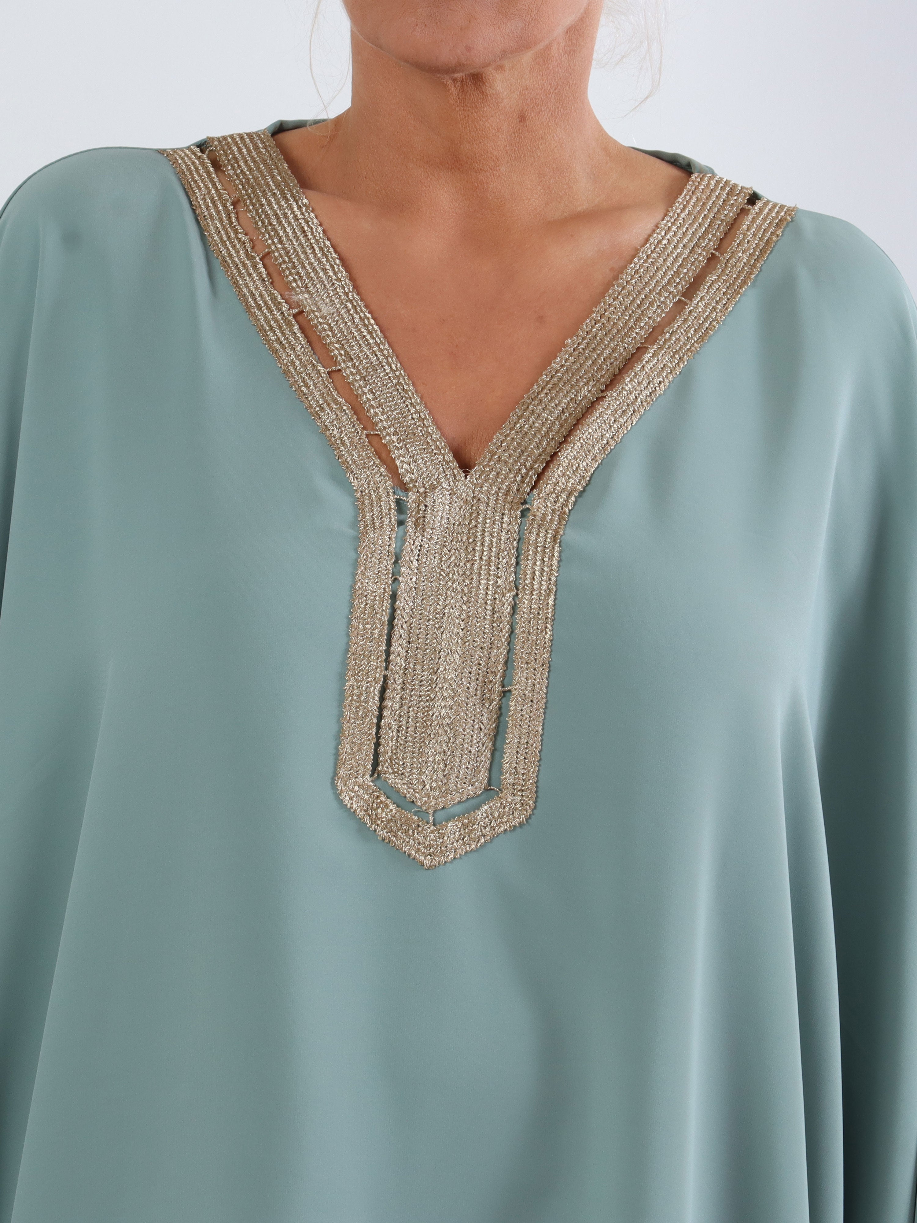 Viola - Plus size tunika med fin halsringning - Pink