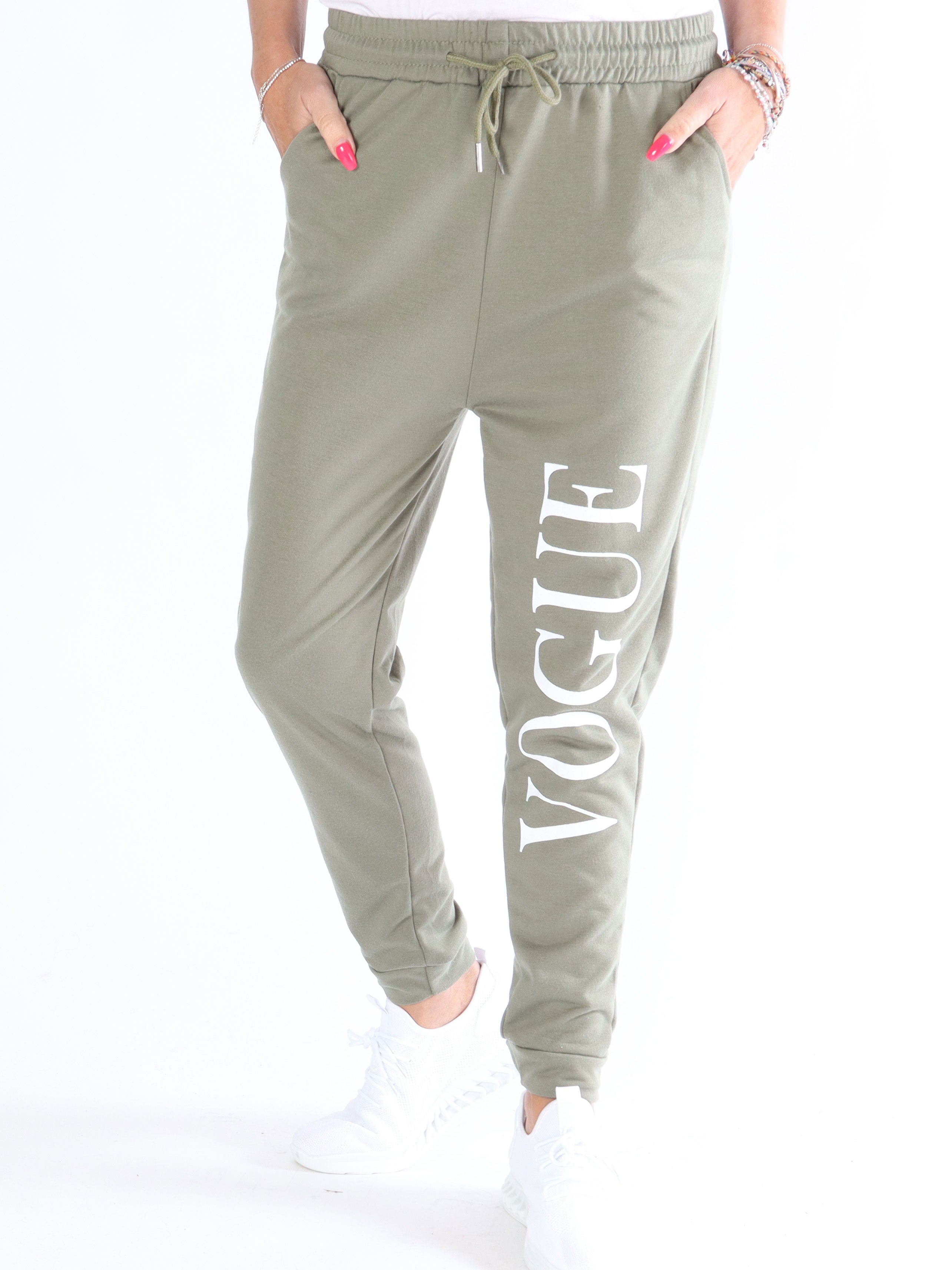 Vogue - Träningsbyxor med skrift