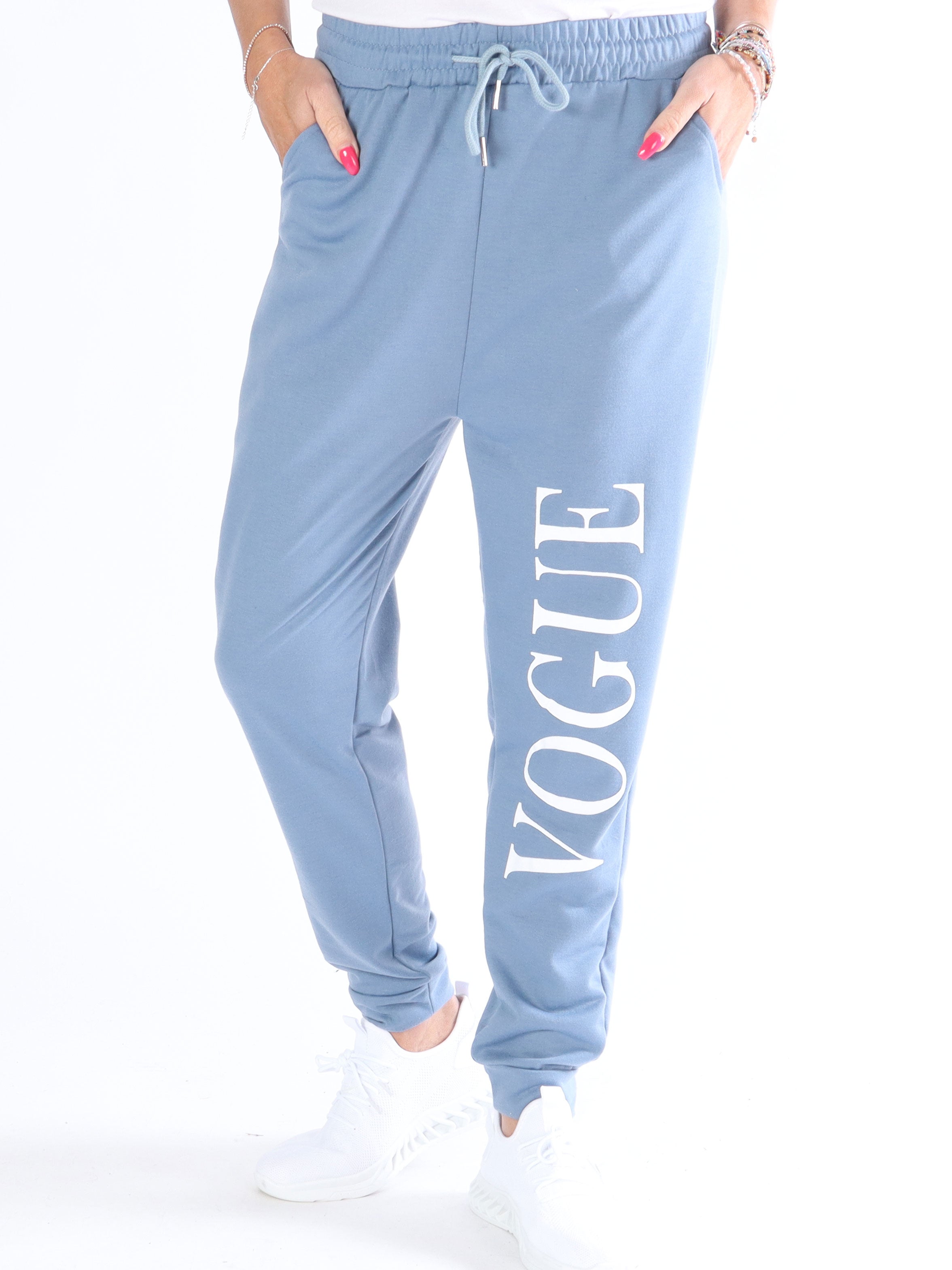 Vogue - Träningsbyxor med skrift