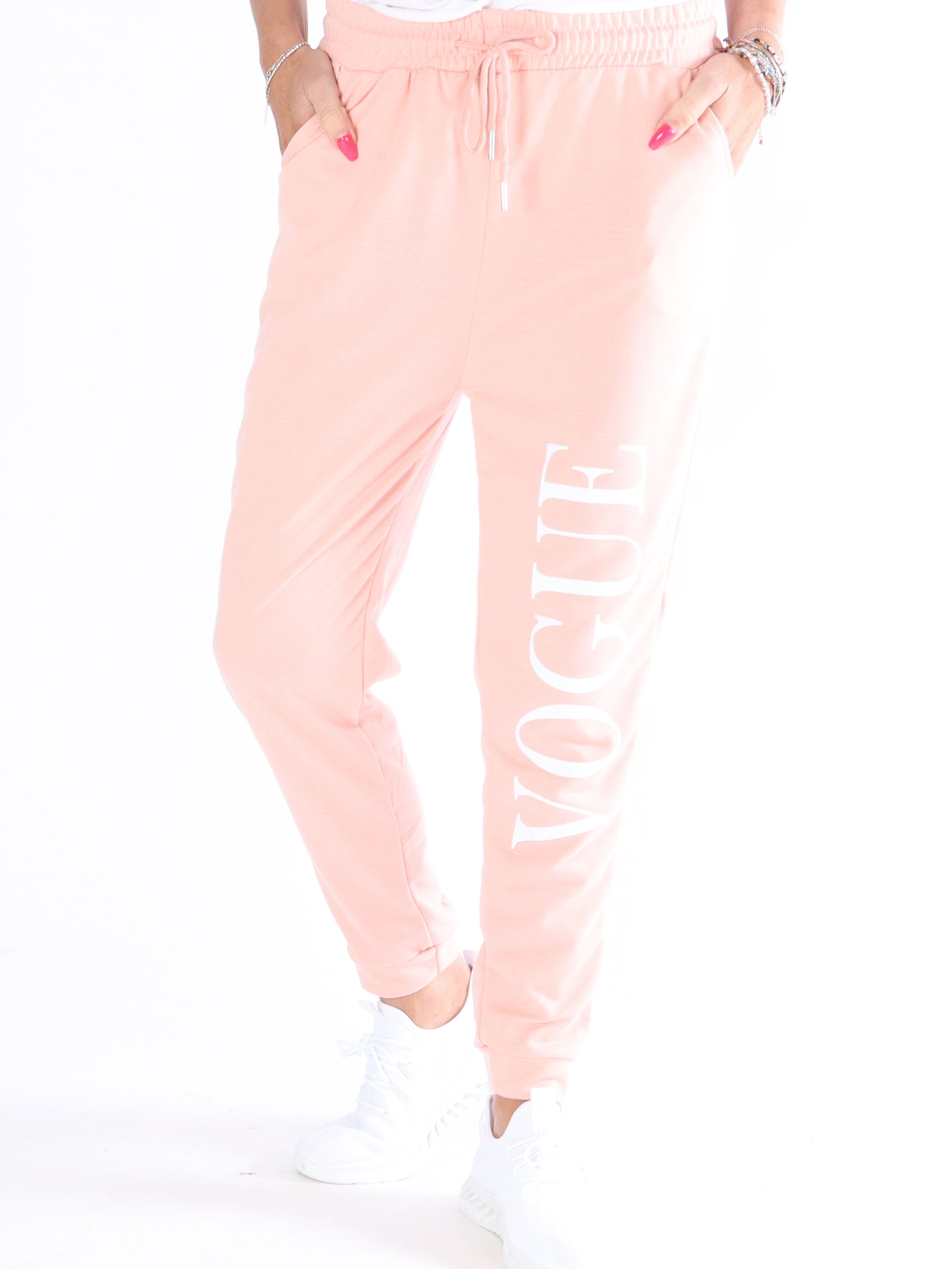 Vogue - Träningsbyxor med skrift