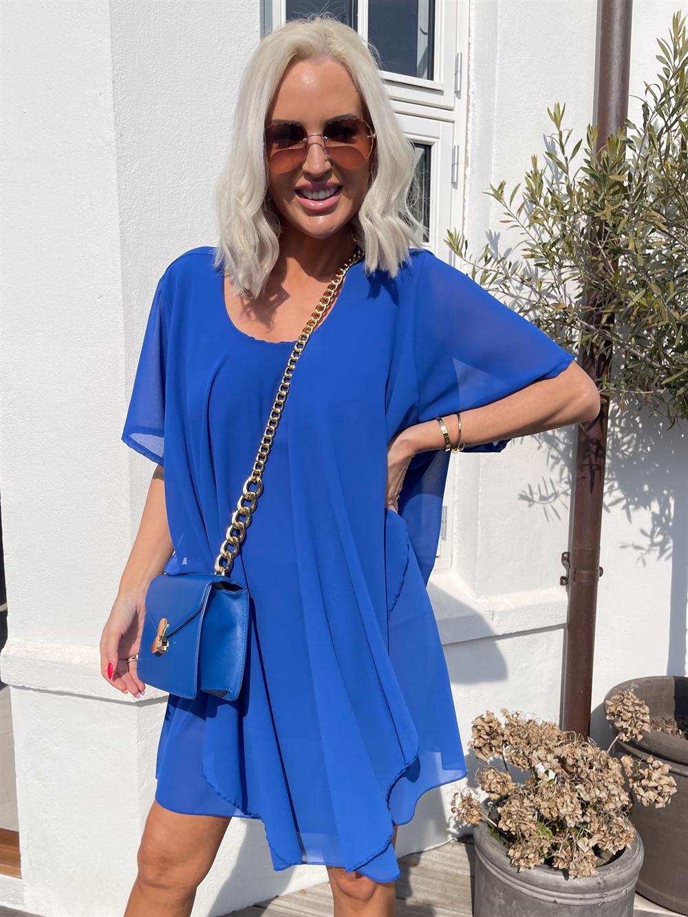 Wanda - Tunika klänning i chiffong