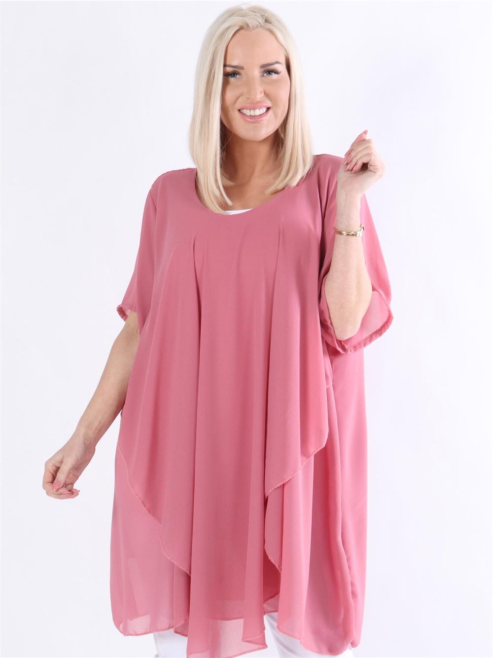 Wanda - Tunika klänning i chiffong