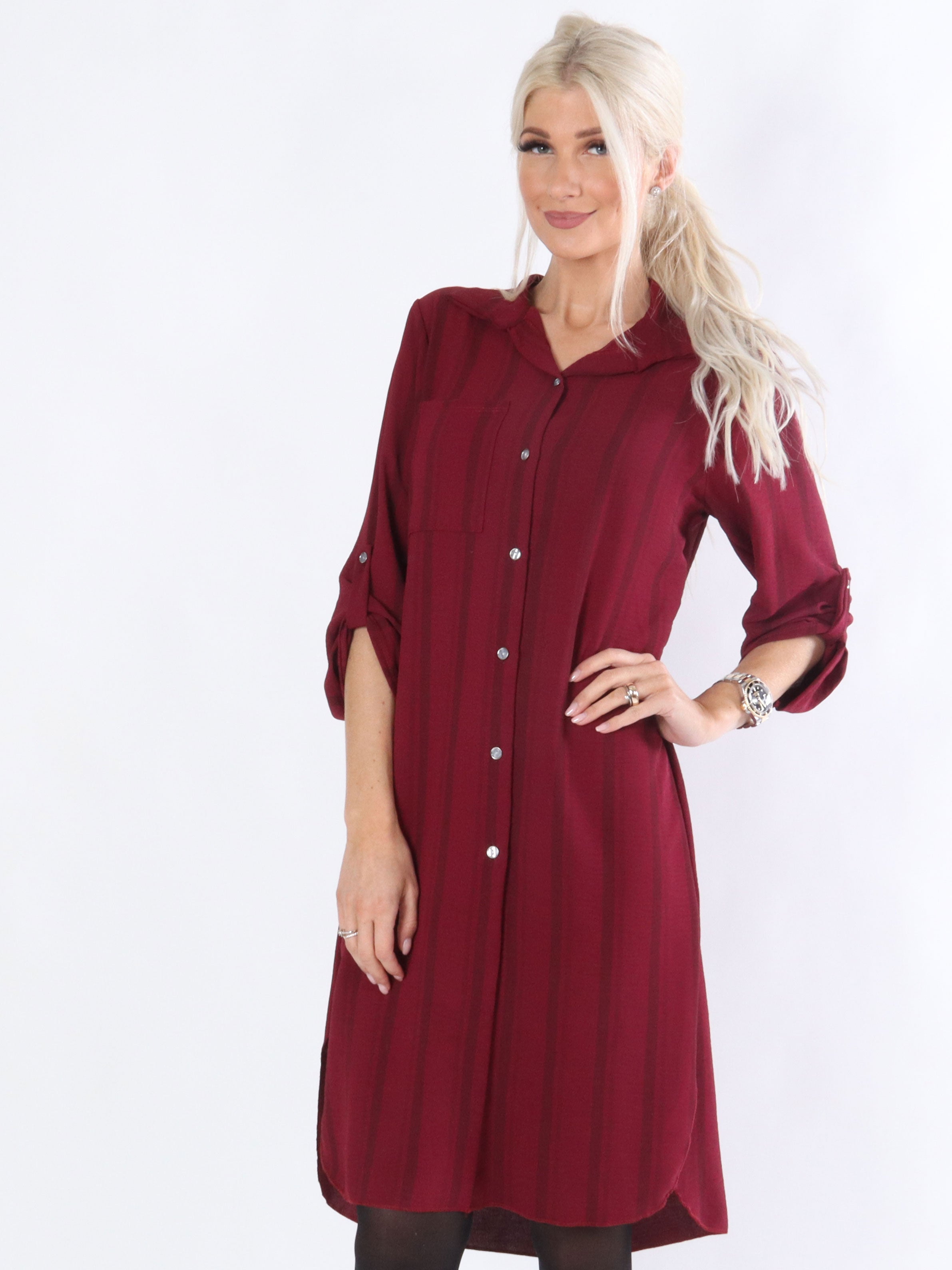 Yara - Armégrön randig skjorta