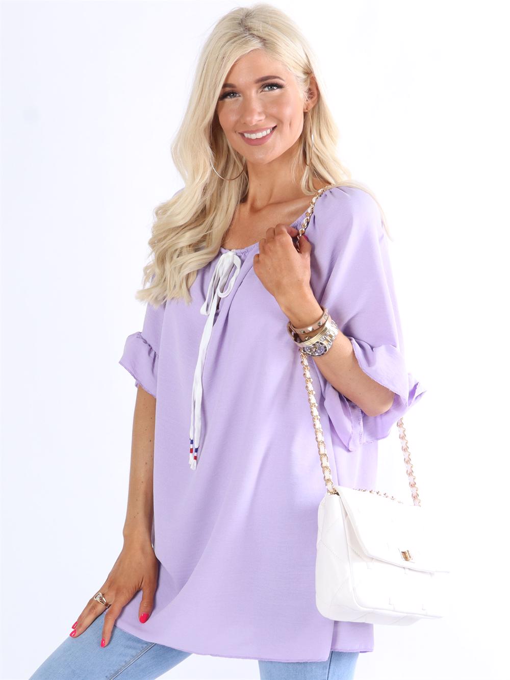 Yda - Tunika med liten band med knytband framtill