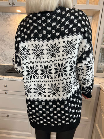 Christmas - Jultröja med snöflingor