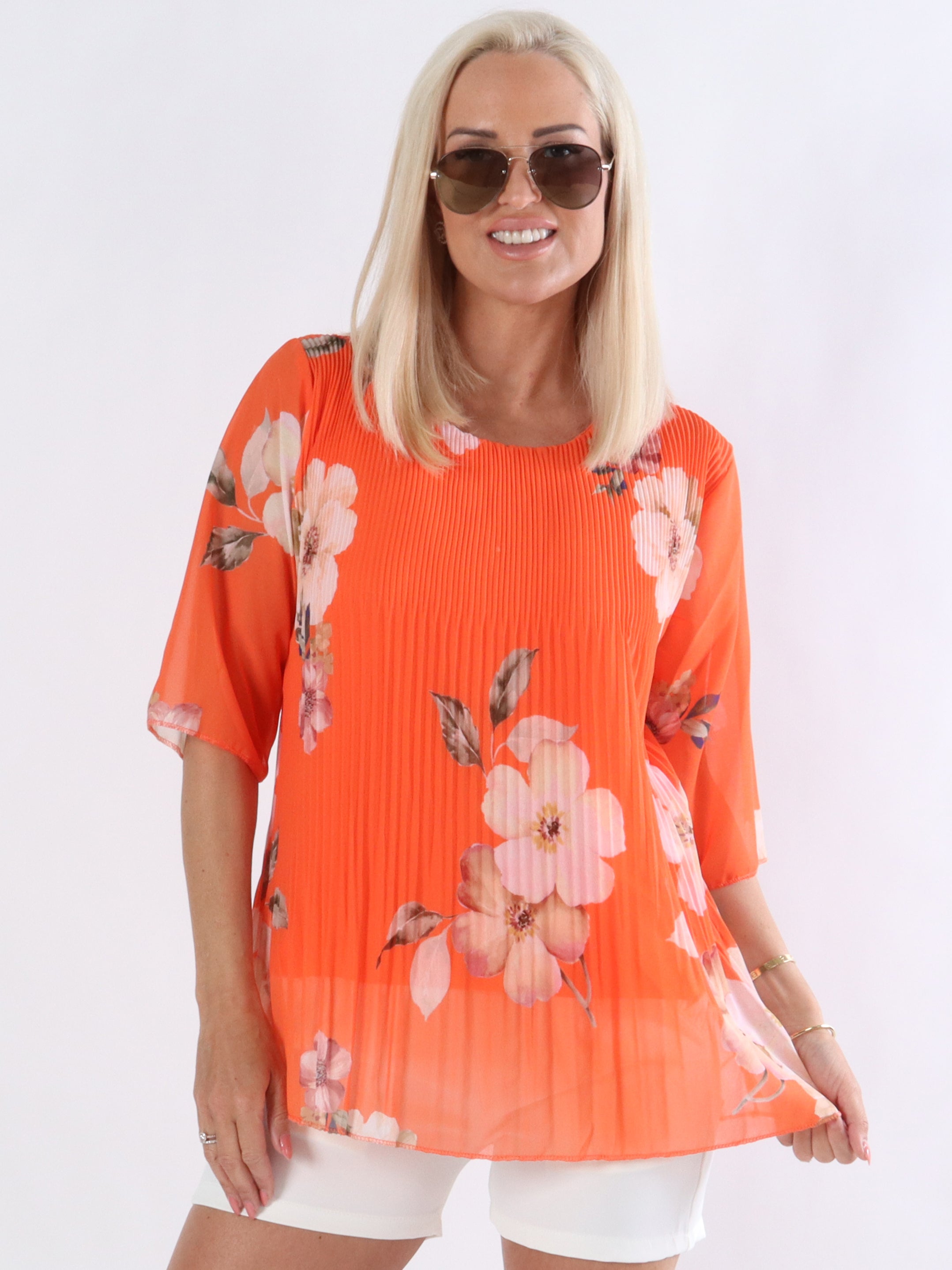 Filippa - Tunica i plisserad chiffong