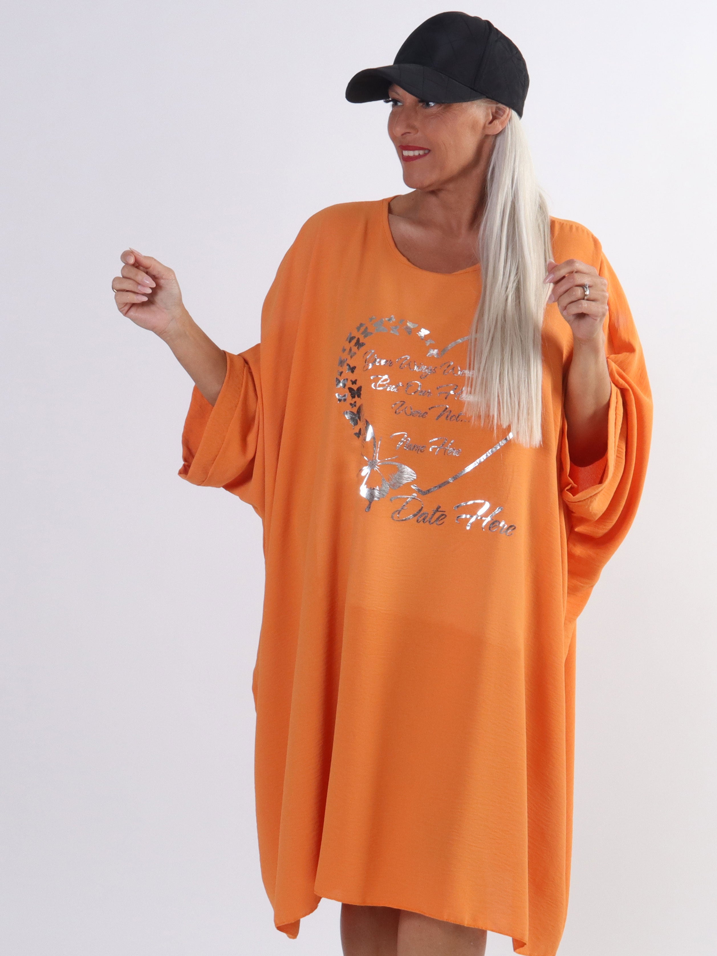 Hope - Oversize klänning i plus size med motiv