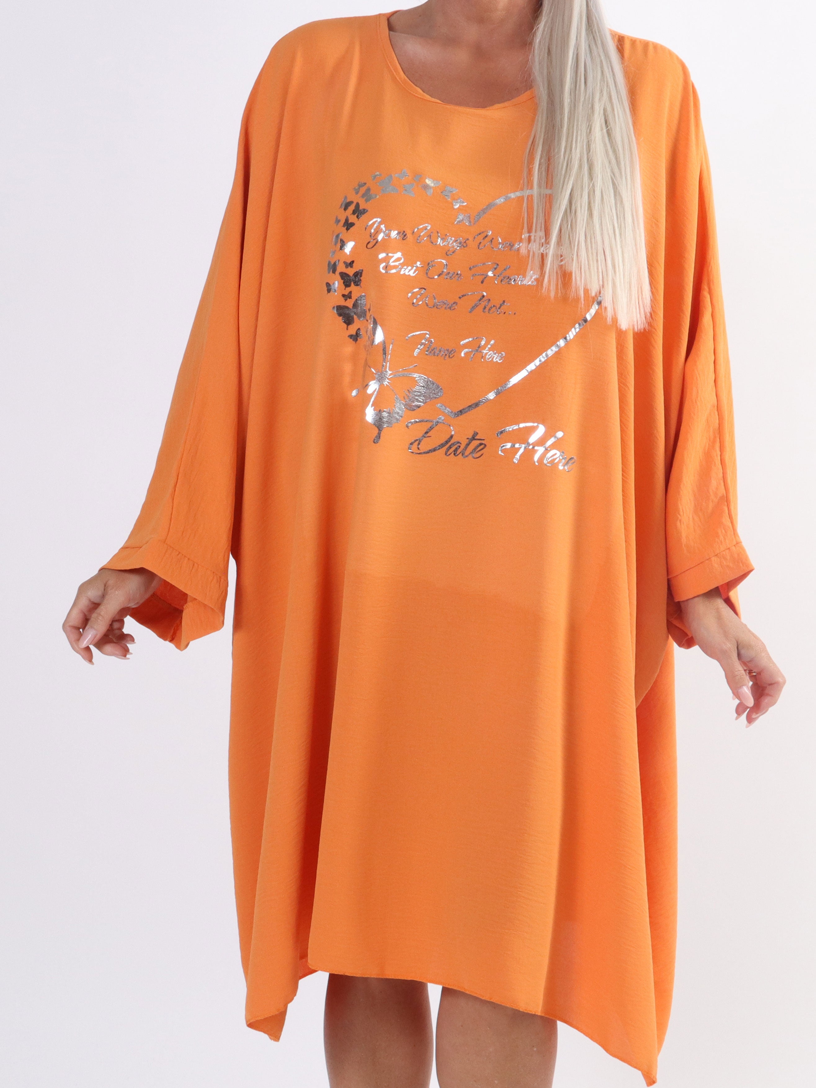 Hope - Oversize klänning i plus size med motiv