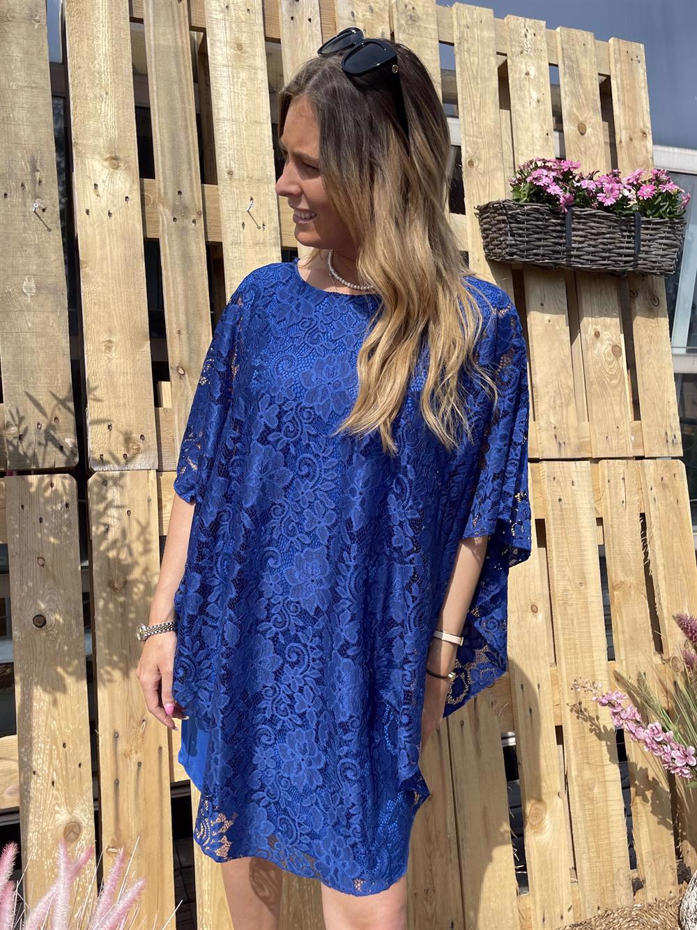 Kenya New Lace - Tunikaklänning med spetslager