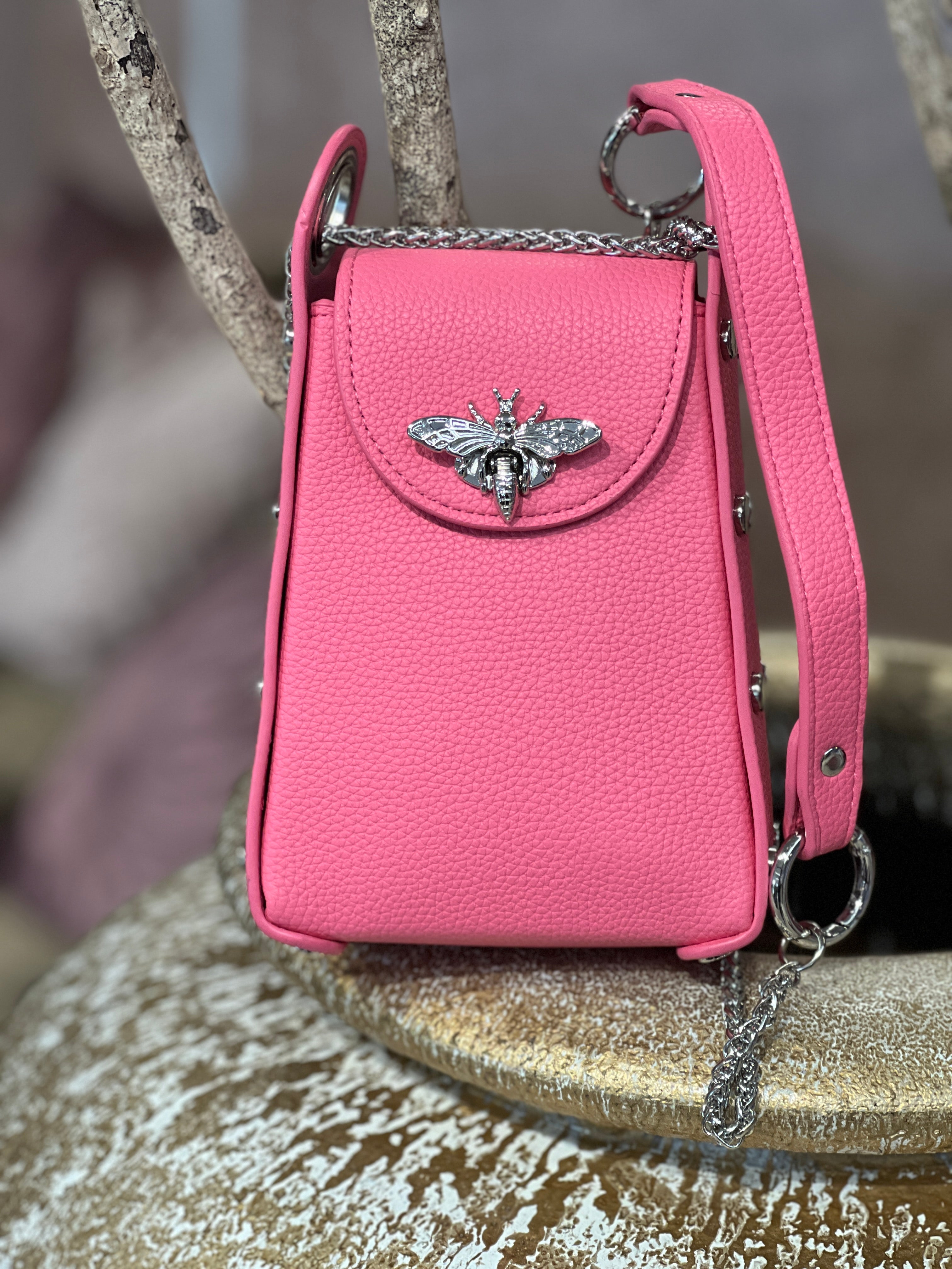 Layla - Cool liten väska med silverkedja och bi-försegling