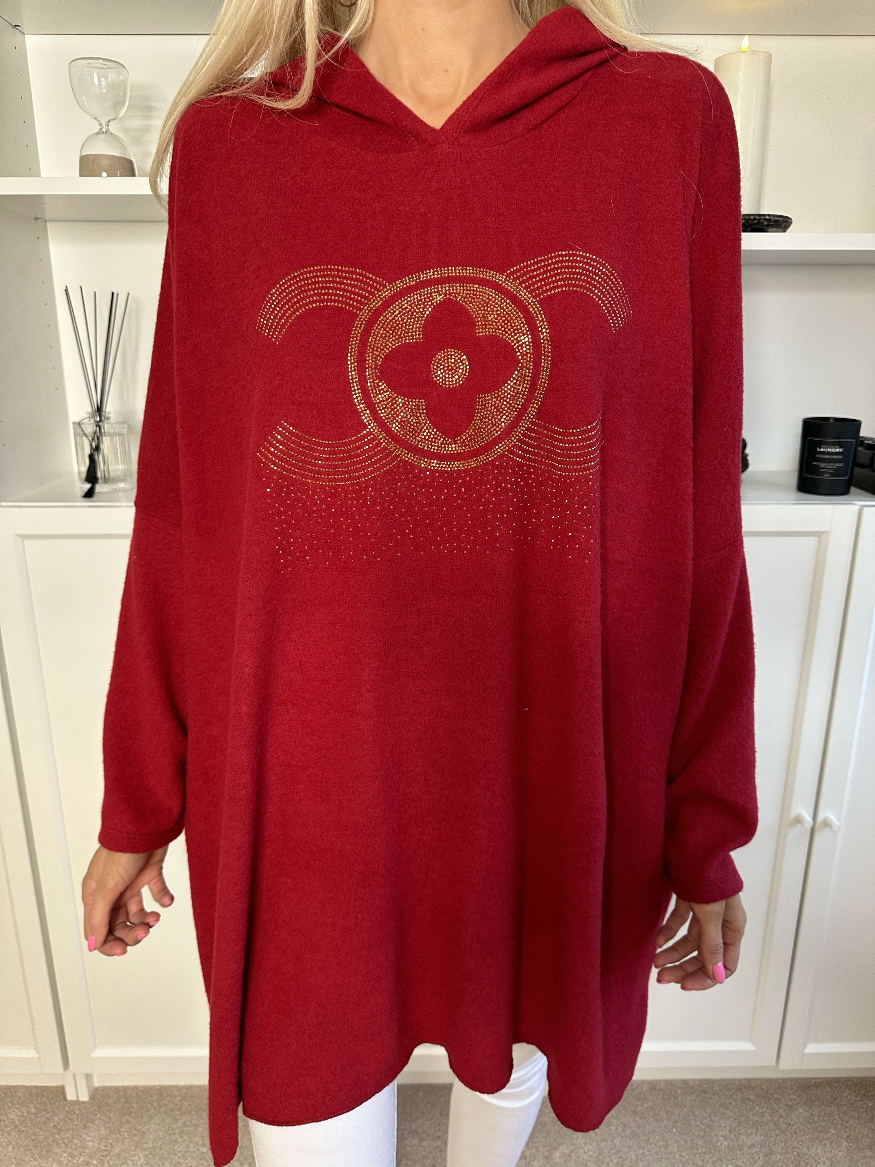 Lilje - Mycket mjuk viskosblus med huva