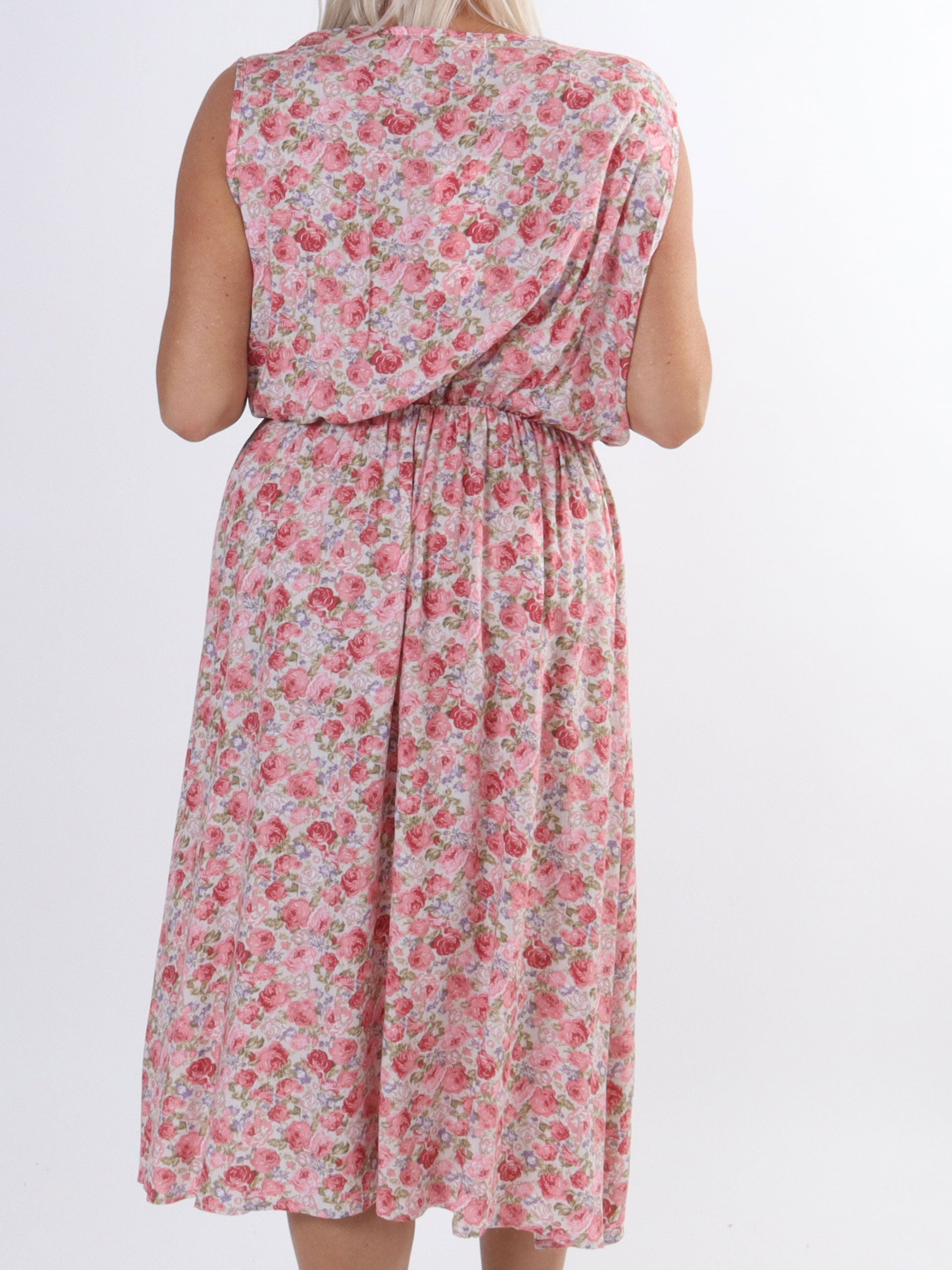 Liv - Söt klänning i småblommigt mönster - Mint