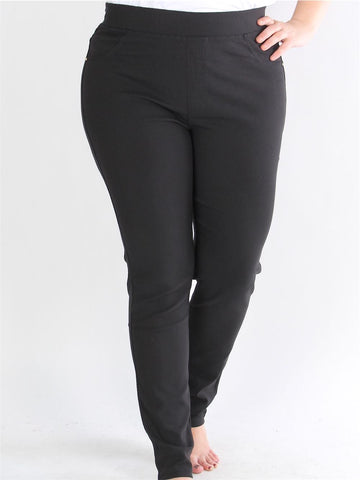 Pandora - Beige leggings i jeanslook