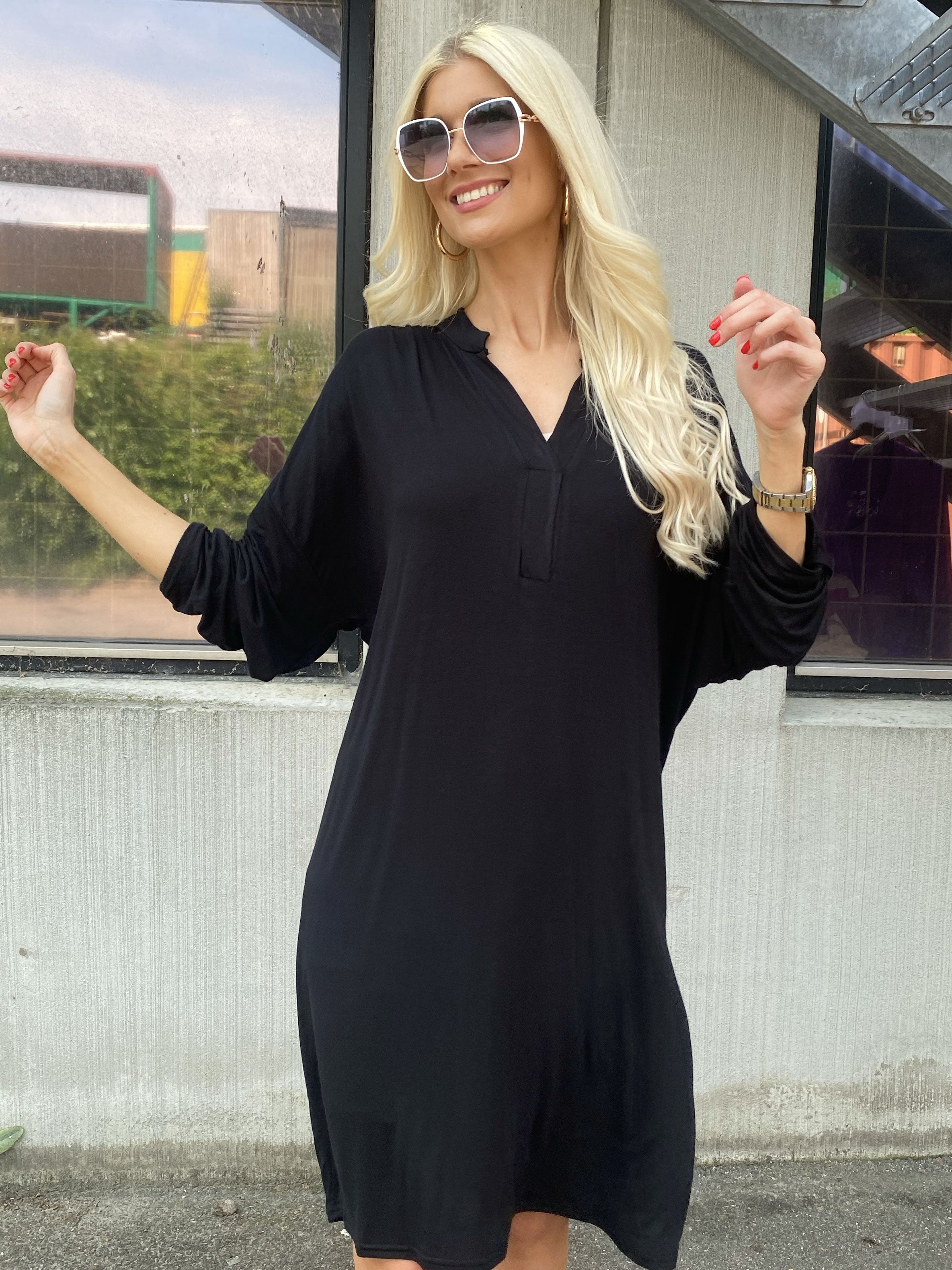 Tyra - Tunika i elastiskt tyg